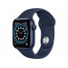 Смарт-часы Apple Watch Series 6 GPS 40mm Blue Aluminum Case with Deep Navy Sport Band (MG143)