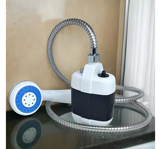 Переносной душ для кемпинга и мытья автомобиля, душевая система Portable Outdoor Shower с аккумулятором и USB