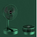 Мини вентилятор Folding Fan с USB и аккумулятором — 360° поворот, таймер, 3 скорости