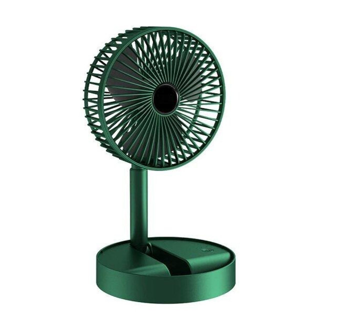 Мини вентилятор Folding Fan с USB и аккумулятором — 360° поворот, таймер, 3 скорости