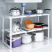 Кухонная полка Kitchen Rack – регулируемая система хранения под раковину и стол