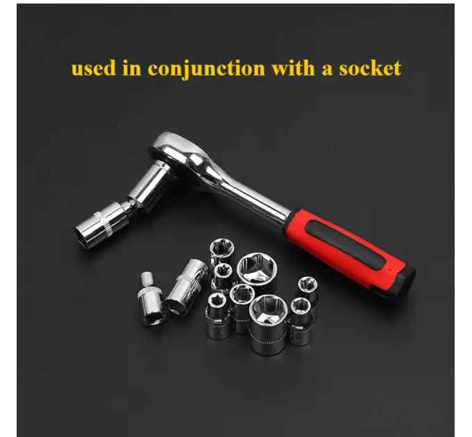 Набор инструментов New Tools 53 предмета | 1/4" Cr-V | Трещотка, биты, головки