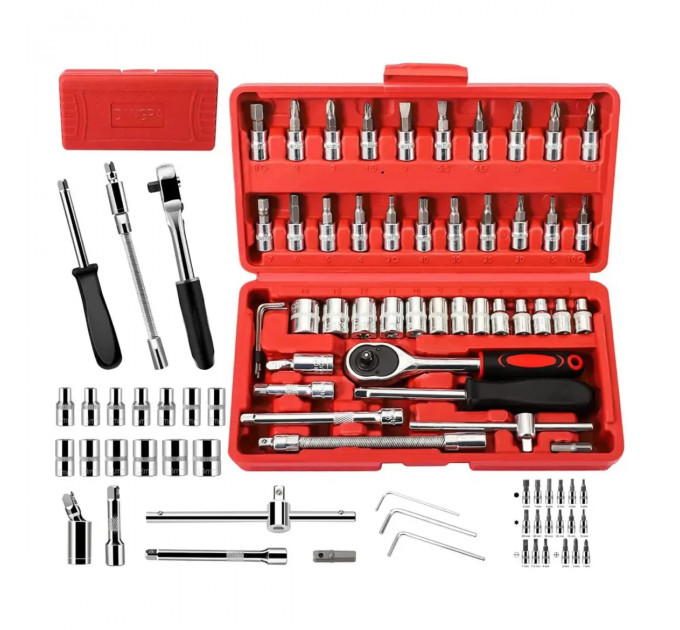 Универсальный набор инструментов Tool Set 46 предметов в прочном кейсе