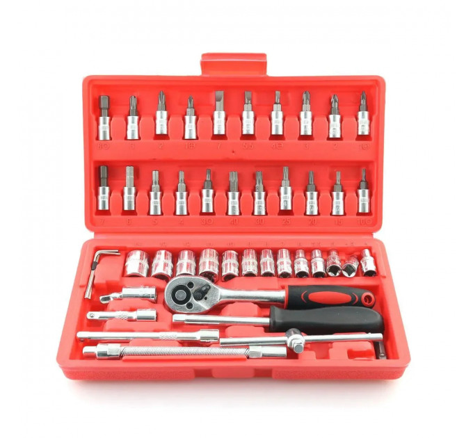Универсальный набор инструментов Tool Set 46 предметов в прочном кейсе