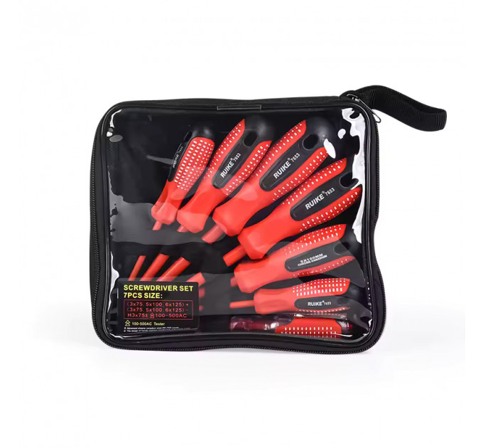 Набор диэлектрических отверток Screwdriver Set 7 в 1 — профессиональный инструмент для электромонтажа