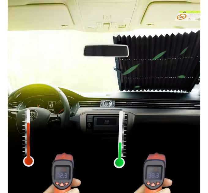 Жалюзи солнцезащитные Avto Comfort PRO 155×70 см на лобовое стекло автомобиля