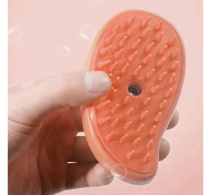 Массажная паровая щетка для животных Pet Brush с USB — 3в1 уход за шерстью