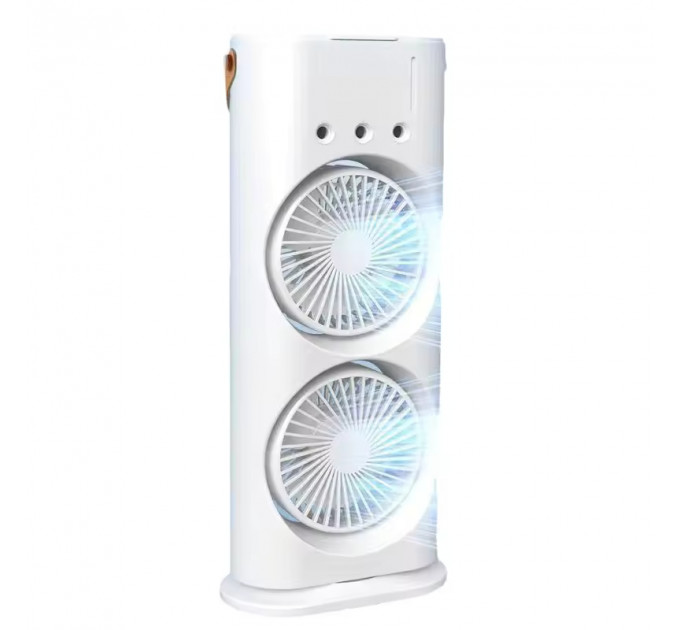 Double-Ended Spray Fan – инновационный вентилятор 3 в 1: мощный обдув, водяной туман и LED подсветка