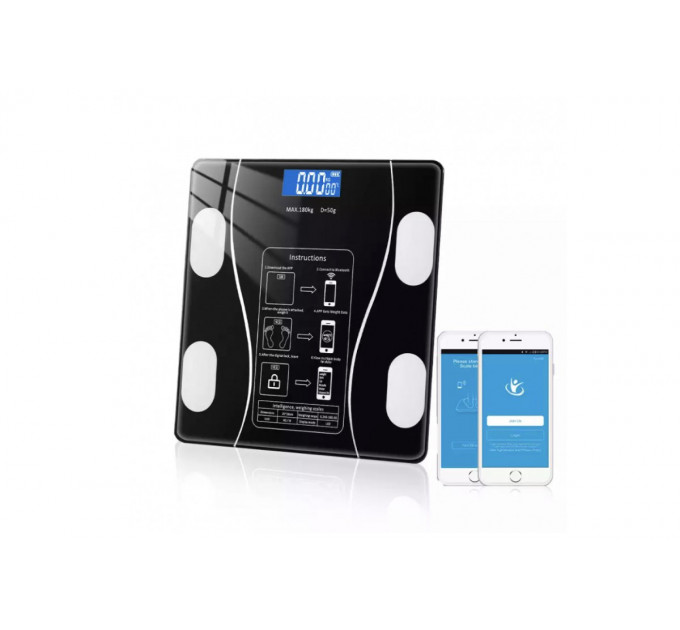 Напольные умные весы A-8003 с Bluetooth — 13 показателей, до 180 кг