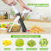 Овощерезка Safe Slice Mandoline — регулируемая толщина, 4 режима нарезки и защита пальцев