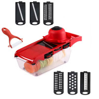 Овощерезка-слайсер Mandoline Slicer 6 в 1 с контейнером и ножом для чистки