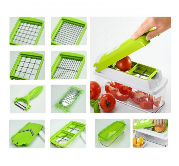 Овощерезка Nicer Dicer Plus – универсальная многофункциональная нарезка для кухни