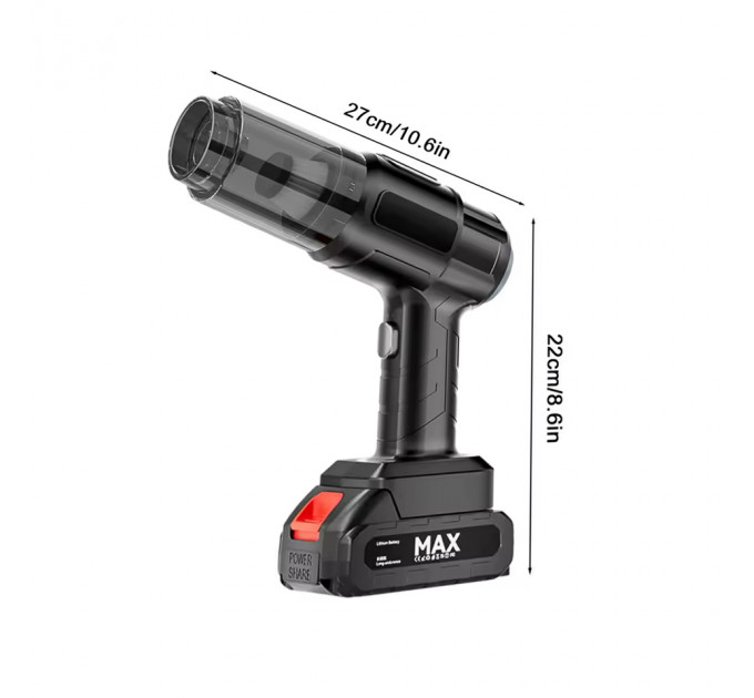 Купить аккумуляторный пылесос MAXTOP MP-251 с 6 насадками для дома и авто